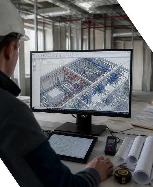 Создание BIM модели инженерных сетей для объектов в Сорочинске